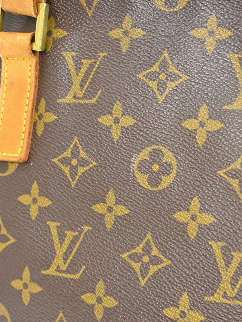 Best03 LOUIS VUITTON CABAS MEZZO HAND TOTE BAG MONOGRAM M51151 AR1010 RQ02761 - Picture 3 of 15